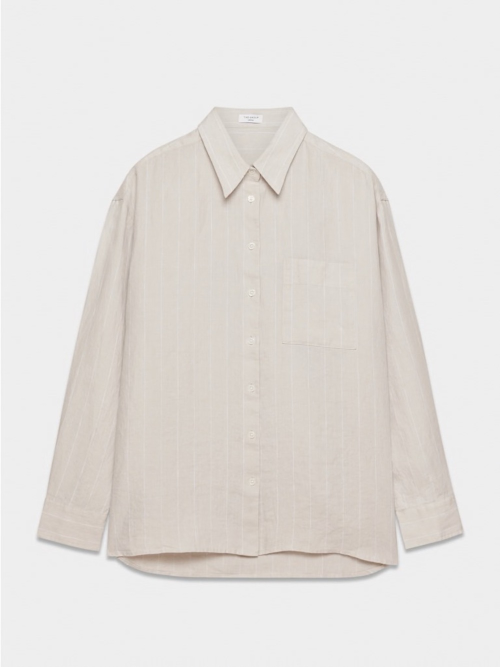 Aritzia The Group Siesta Linen Shirt — Ar St M Prl/White, Size S